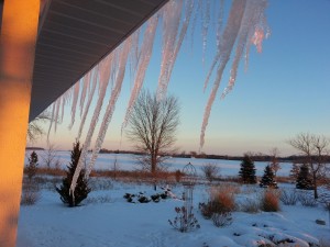 Sunset Icicles